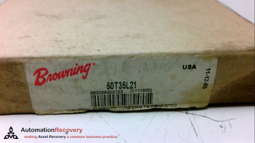BROWNING 50T35L21-21 TOOTH ROLLER CHAIN SPROCKET,, NEW