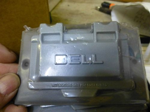 Bell Outdoor LOT OF 4 Single Gang Device Cover 5101-0 Horizontal GFCI