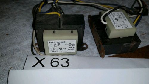 Electrical control transformer lot of 2 40va 120v to 24vac for sale