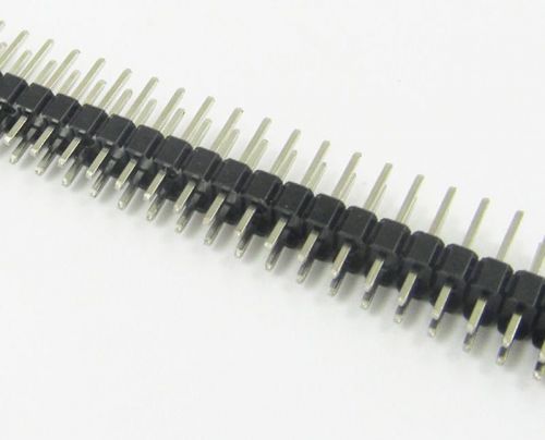 Double Row 2x40pin 2.54mm Male Plug Flat breakable Header Strip 1pcs