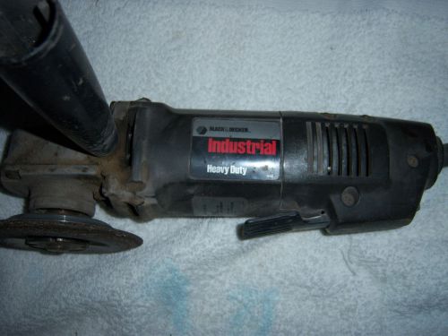 Black &amp; decker 4.5&#034; 4 1/2 inch industrial angle grinder 2750 heavy duty for sale