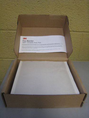 New 3M MPP+ Fire Barrier Moldable Putty Pad 7&#034; x 7&#034; x 3/32&#034; Box of 20
