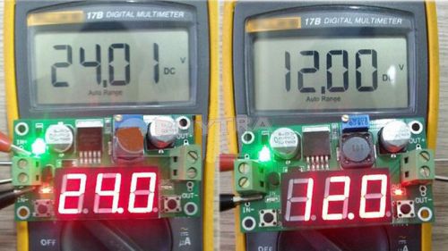 DC--DC Buck Step Down Converter Module LM2596 Voltage Regulator + Led Voltmeter
