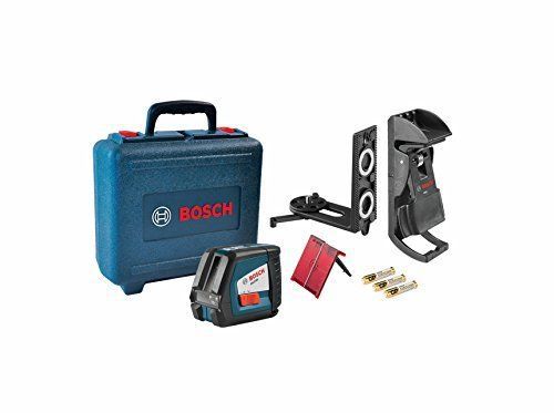 Bosch gll 2-50 self-leveling cross-line laser w/ bm3 positioning device for sale