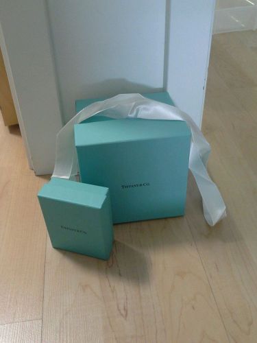 Tiffany &amp; Co gift boxes and ribbon authentic