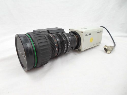 Sony DXC-950 Power Had 3CCD Color Video Camera Canon YH18X6.7 KTS SX14 Zoom Lens