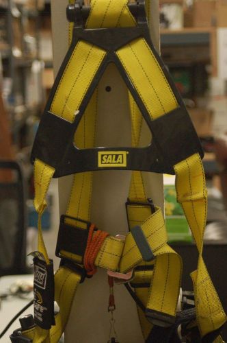 Dbi sala vest style full body harness navy/yellow for sale