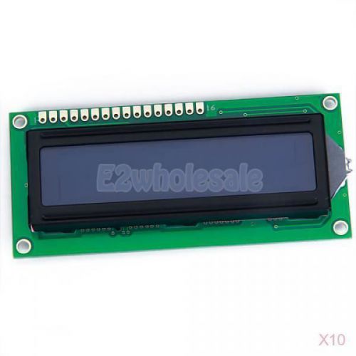 10x hd44780 16 x 2 lcd module white characters blue back for sale