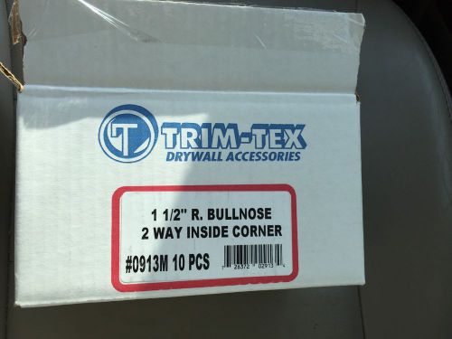 trim-tex 1 1/2 Inch Bullnose 2 Way Inside Corner (10 Pack)
