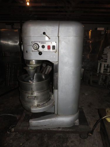 Used mixer, 80qt. w/bowl and attachments, 240v 3ph, 2 horsepower hobart for sale