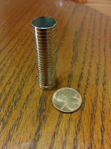 NEODYMIUM MAGNETS, (25) 12x2mm, N52, Super Strong!! Ships free. Great crafting.
