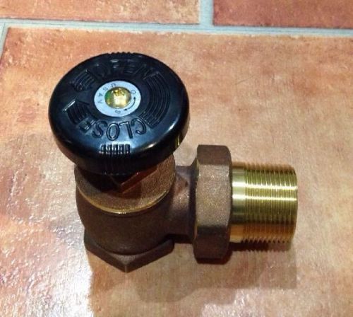 Usa v 1-1/4&#034; angle steam radiator gate valve for sale