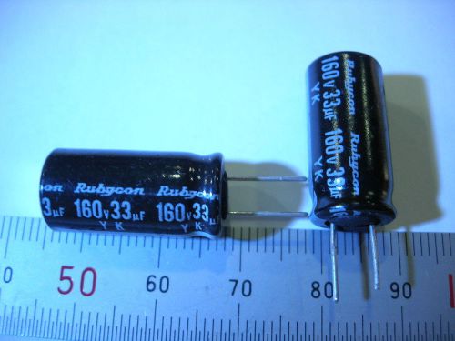 33UF-160V rubycon capasistor 33uf160v (8pcs)