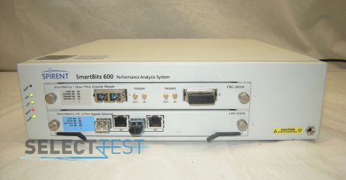 Spirent smartbits 600 mainframe w/ lan-3320a &amp; fbc-3601a modules for sale