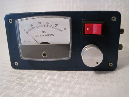 DC Microamperes Meter  0-50  Ham Radios? 270-1751  TCE USM/1