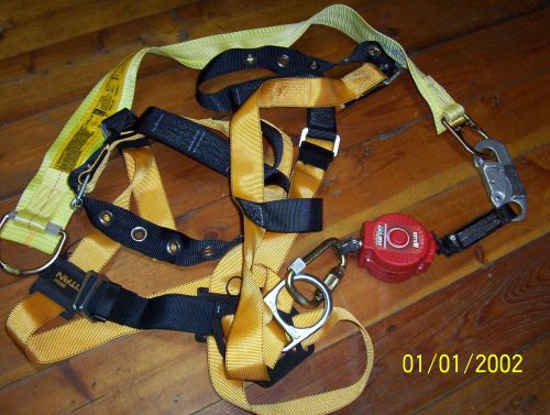 MILLER TURBO SAFETY HARNESS OSHA FALL PROTECTION CONSTRUCTION TREE ROOF LADDER