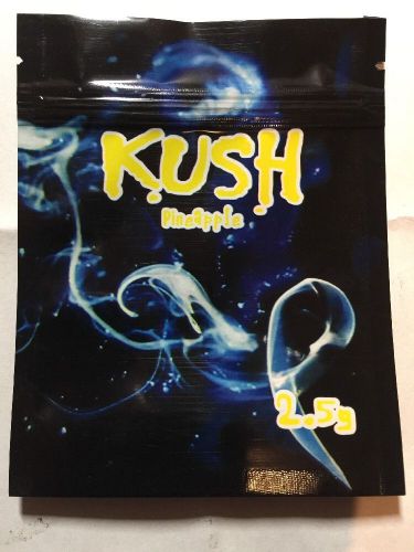 50 kush pineapple 2.5g  empty** mylar ziplock bags (good for crafts jewelry) for sale