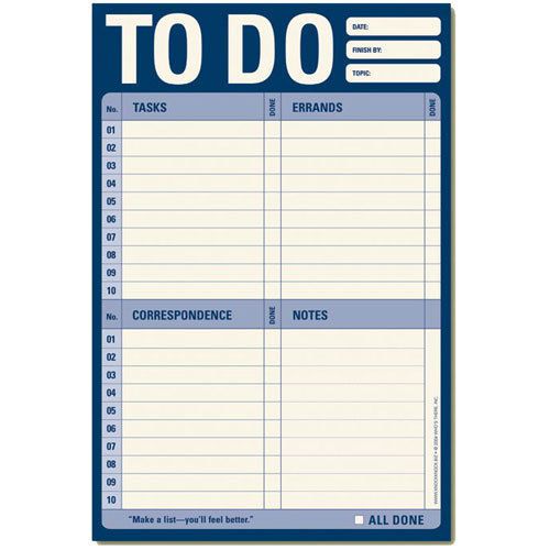 To Do Numbered List Notepad Office Organizers