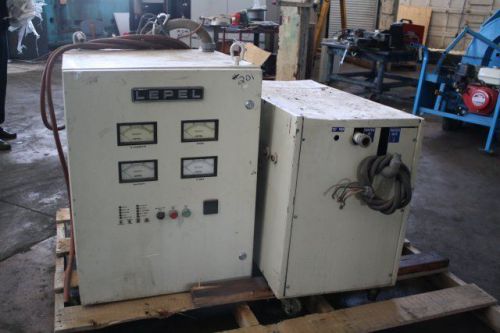 15 kw lepel induction heat unit with lepel rwwex-20 cooling unit for sale