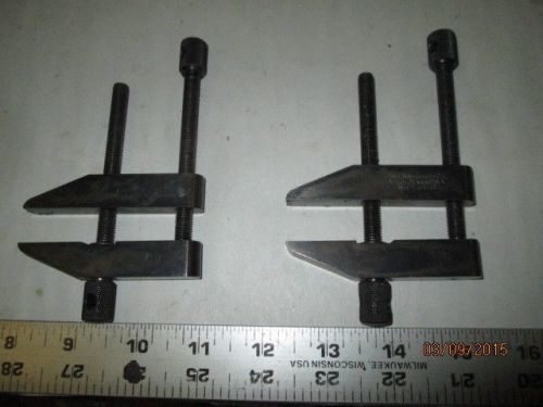 MACHINIST TOOLS LATHE MILL 2 Starrett 161 C Parallel Clamps for Sherline Unimat