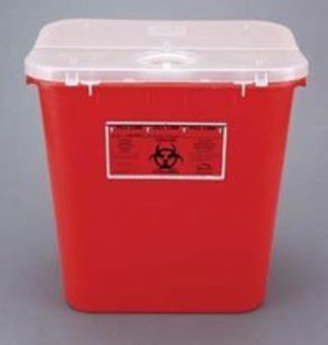 Container Sharps Stericycle Trnslu Large Rd 11 gal 6 cs PT# 111030