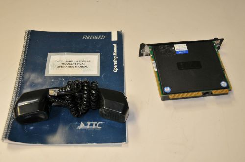TTC 41440A T1/FT1 Drop Insert Interface Card w/ manual handset &amp; cables DOA warr