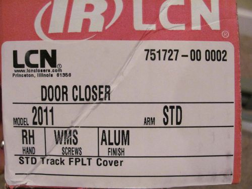 Lcn 2011 door closer right hand in aluminum heavy duty for sale