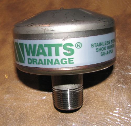 Watts 3/4&#034; NPT SS Water Hammer Shock Arrestor SG-A-PDI