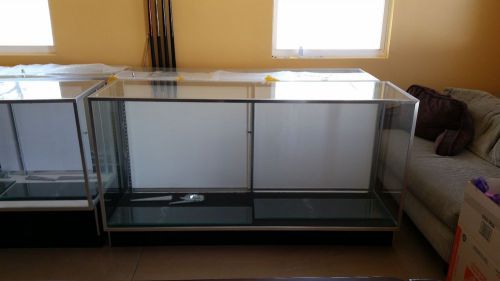Store SupplyWarehouse 70&#039;&#039; Metal frame full vision glass front Display Case