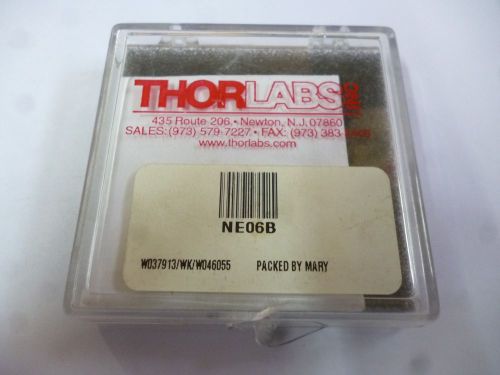 ThorLabs Unmounted ?25 mm Absorptive ND Filter, Optical Density: 0.6