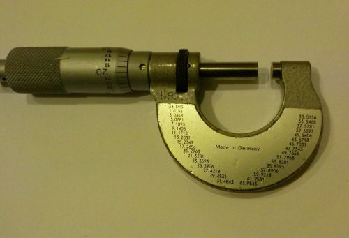 CENCO 0&#034; - 1&#034; USED German Outside diameter Micrometer cnc machinist lathe tool