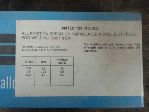 AMTEC 133 (AC-DC) 3/32&#034; x 5Lbs. Box of Electrodes