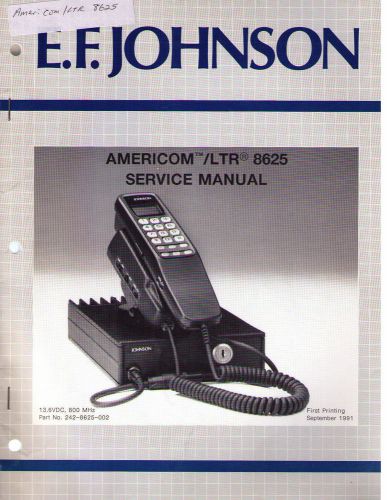 Johnson Service Manual AMERICOM/LTR 8625