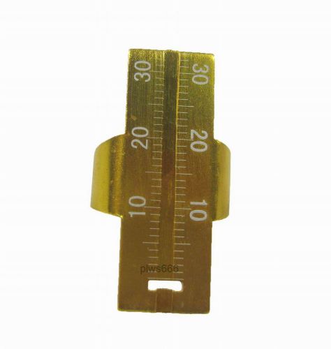 1pc dental endo finger ruler span measure scale endodontic instrument yellow for sale