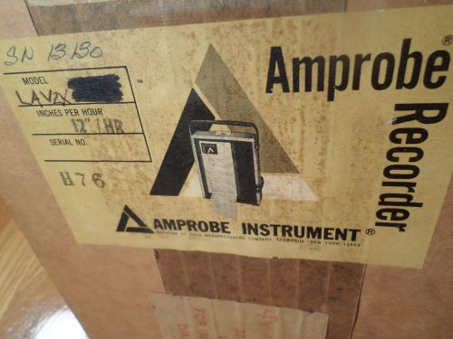 Vintage Amprobe Recorder New Old Stock Unused LAVZX Commercial HVAC Tool Testing