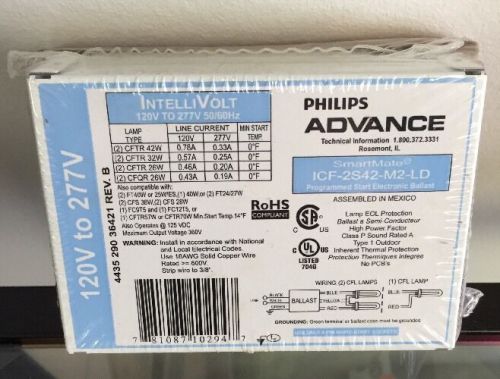1 New Philips Advance Smartmate IntelliVolt 26 Watt CF Ballast ICF-2S26-H1-LD