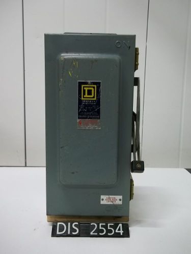 Square D 600 Volt 60 Amp Fused Disconnect (DIS2554)