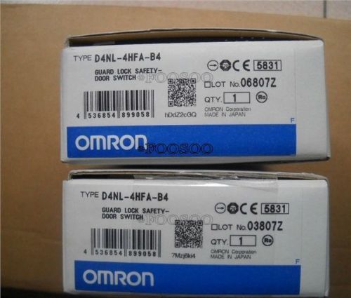 1pcs omron d4nl-4hfa-b4 guard lock safety door switch new in box for sale