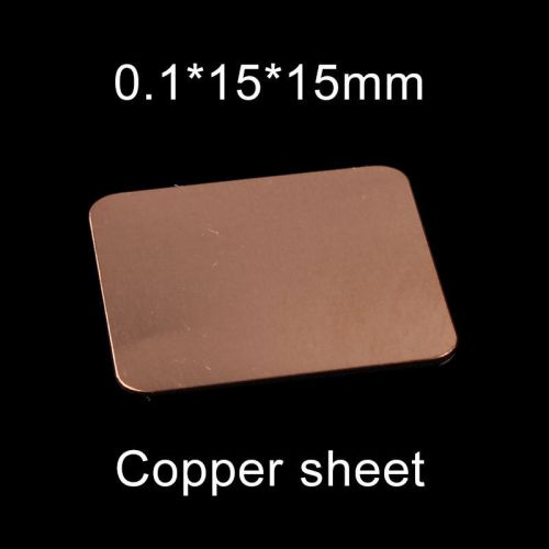 0.1*15*15mm Computer graphics heat sink, copper copper, thermal pad , copper she