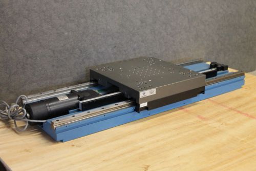 Linear slide, precision positioning stage, 24&#034; (600mm) travel,14x14&#034;, accudex for sale