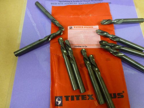 Screw machine drill left hand 11/32 dia high speed titex germany new 10pcs$28.25 for sale