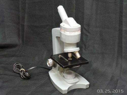 American Optical Company Sixty Spencer Benchtop Microscope Tested  10x 43x