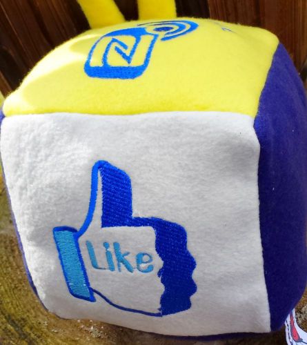 Facebook Like Cube plush toy ,popular social networking site item (NFC included)