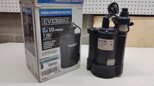 Everbilt 1/3 hp automatic submersible pump for sale