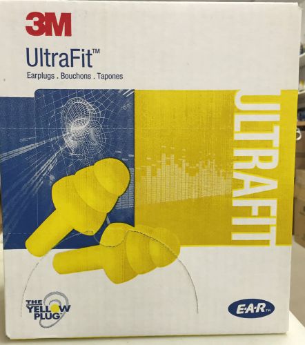 3m 340-4004 earplugs ultrafit corded nnr28 100 pairs for sale