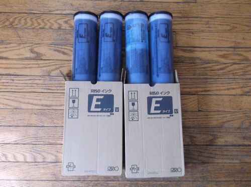 4 GENUINE Riso S7200 FEDERAL BLUE Duplicator Ink EZ220 EZ390 EZ590 MZ790 RZ390