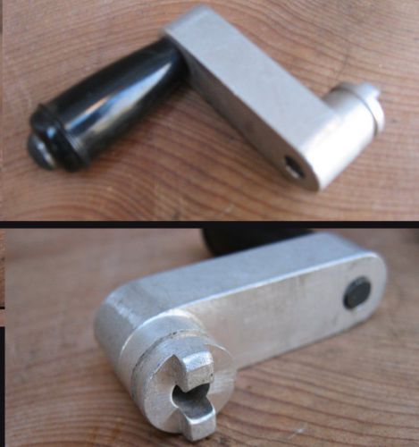 aluminum handle crank part - engraving machine vise index centering ? - New Herm