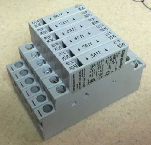 Lot of 6 ALLEN BRADLEY 140M-C-A Series A   Auxiliary Contact