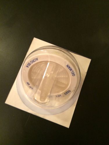 Gelman sciences pall filter, .45 micron, sterile, inline disc style for sale