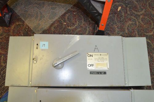 GE THFP324 PANEL SWITCH, QMR TYPE, 200A, 240 VAC, MAX HP 60, MODEL 1